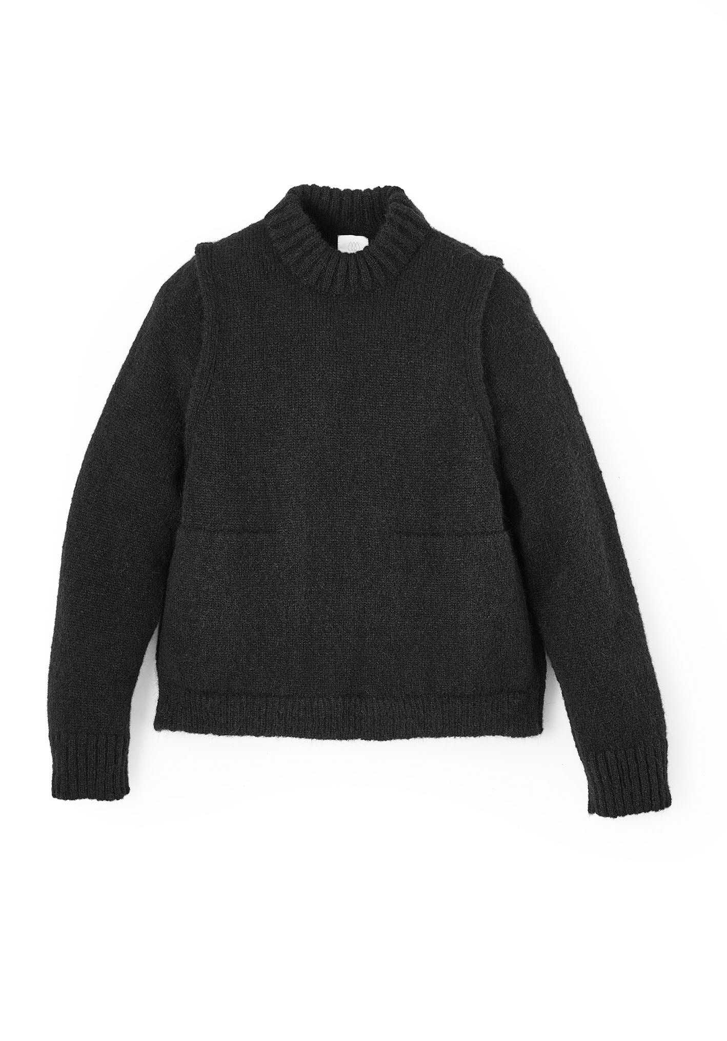 Pullover mit Schulterdetail aus Alpaka | Damen