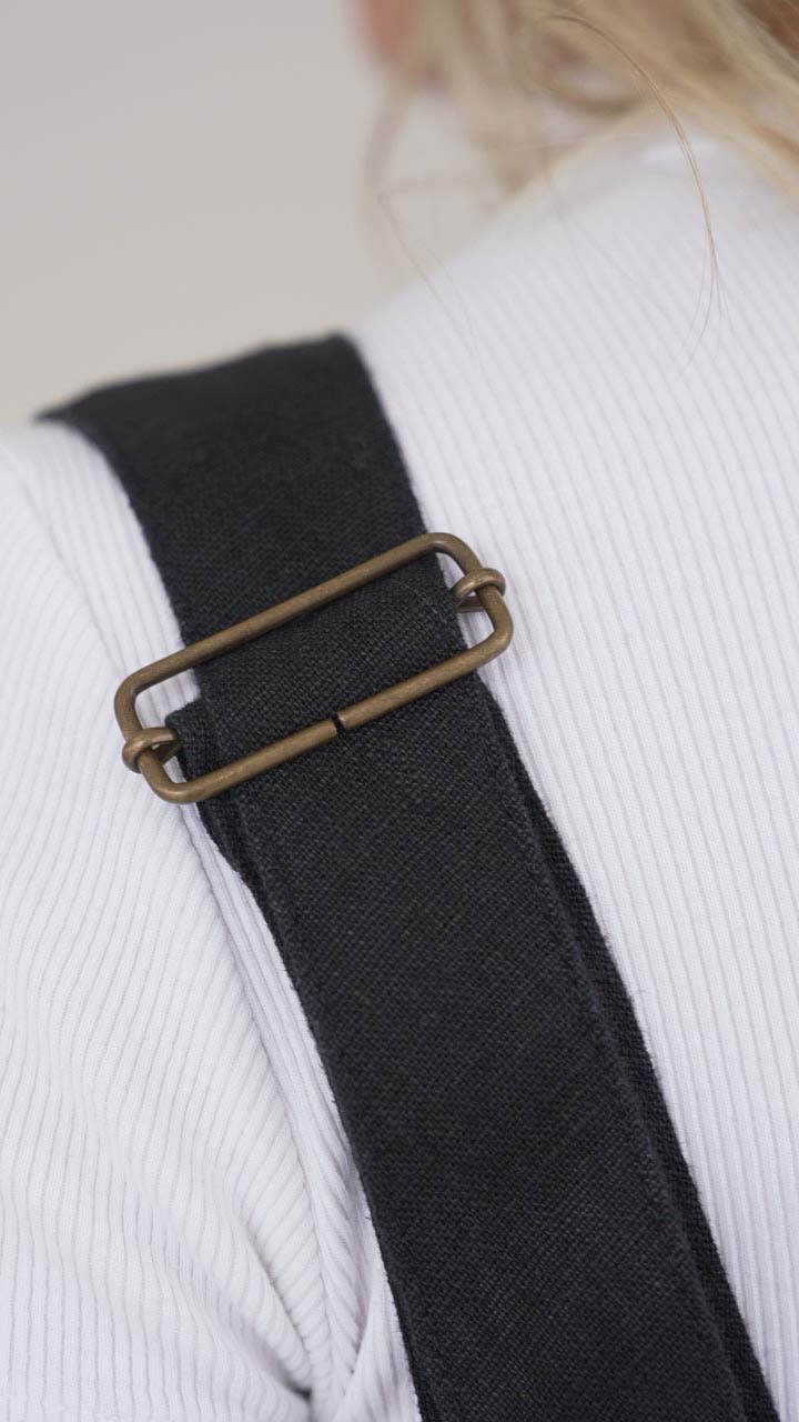 Latzhose aus Leinen | Damen
