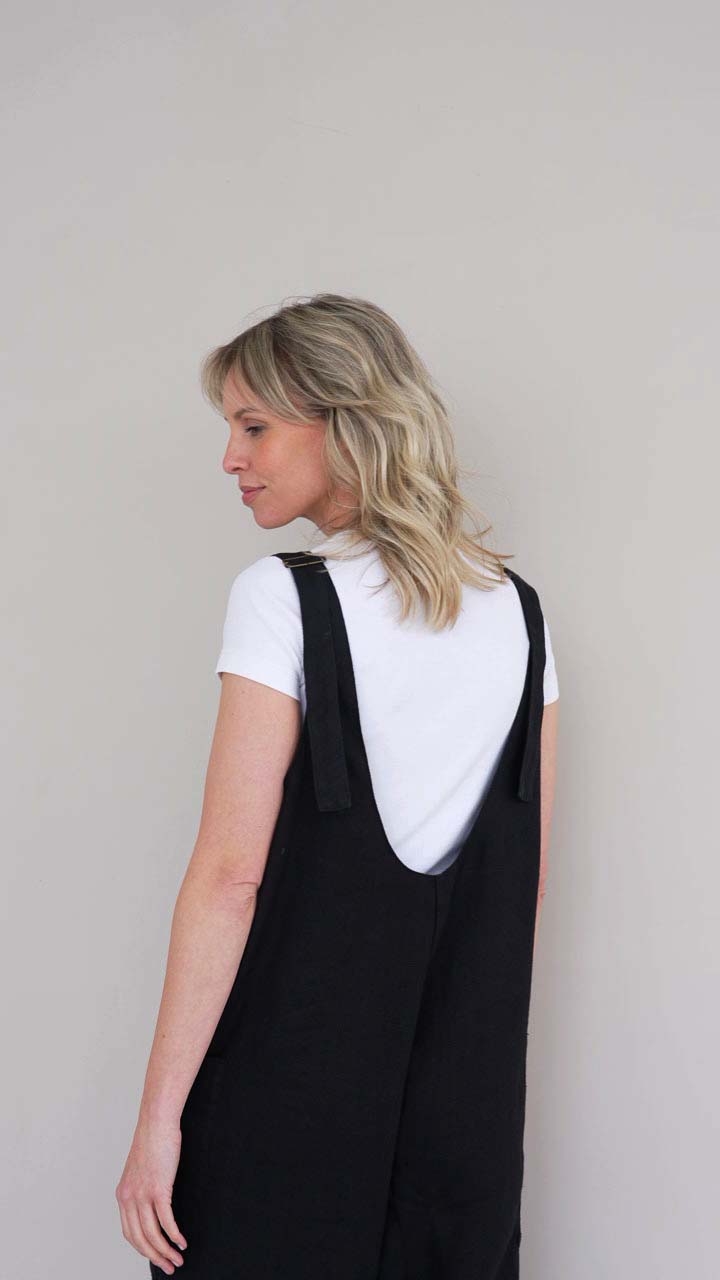 Latzhose aus Leinen | Damen