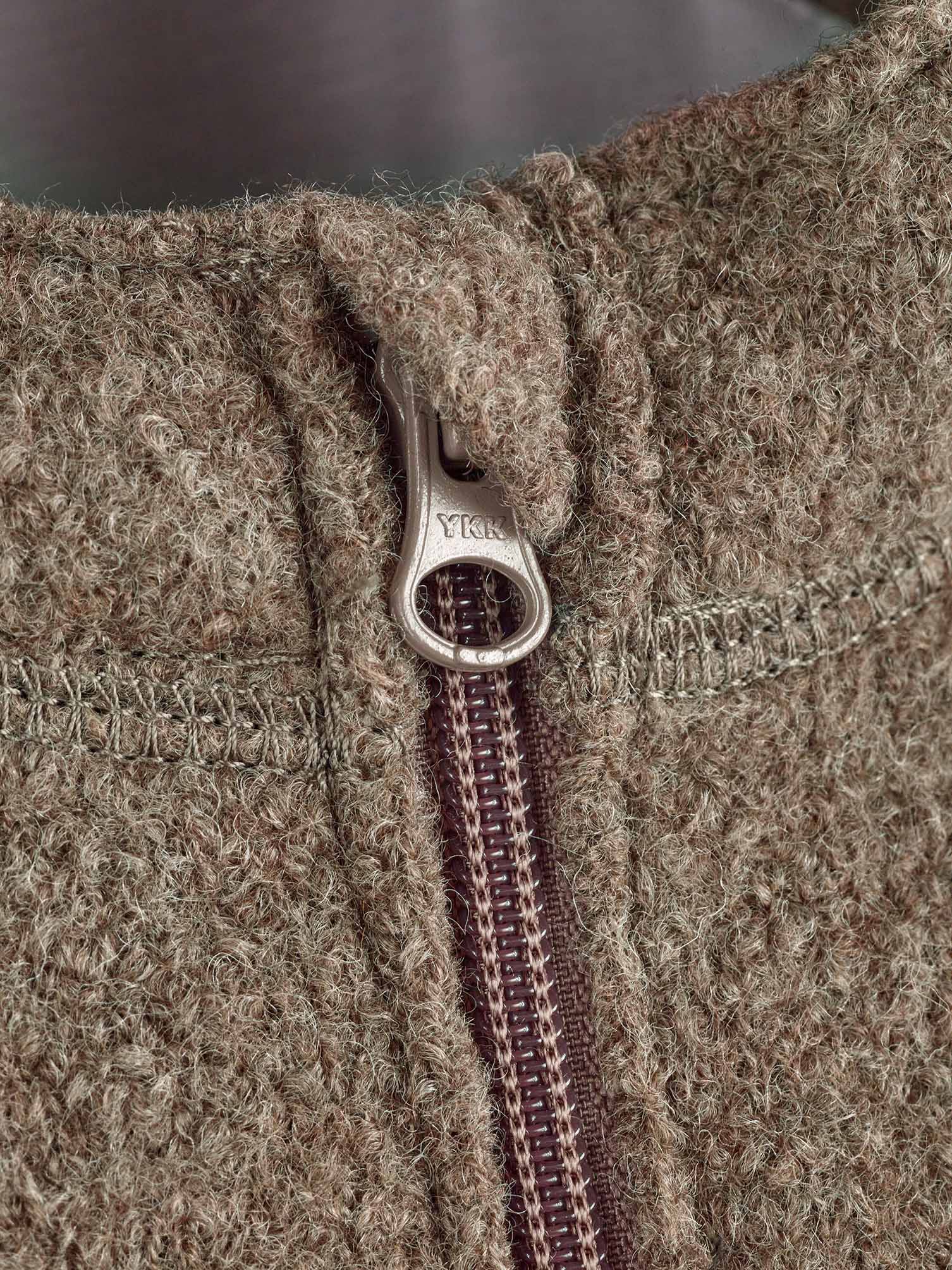Hooded boiled wool coat | Kids