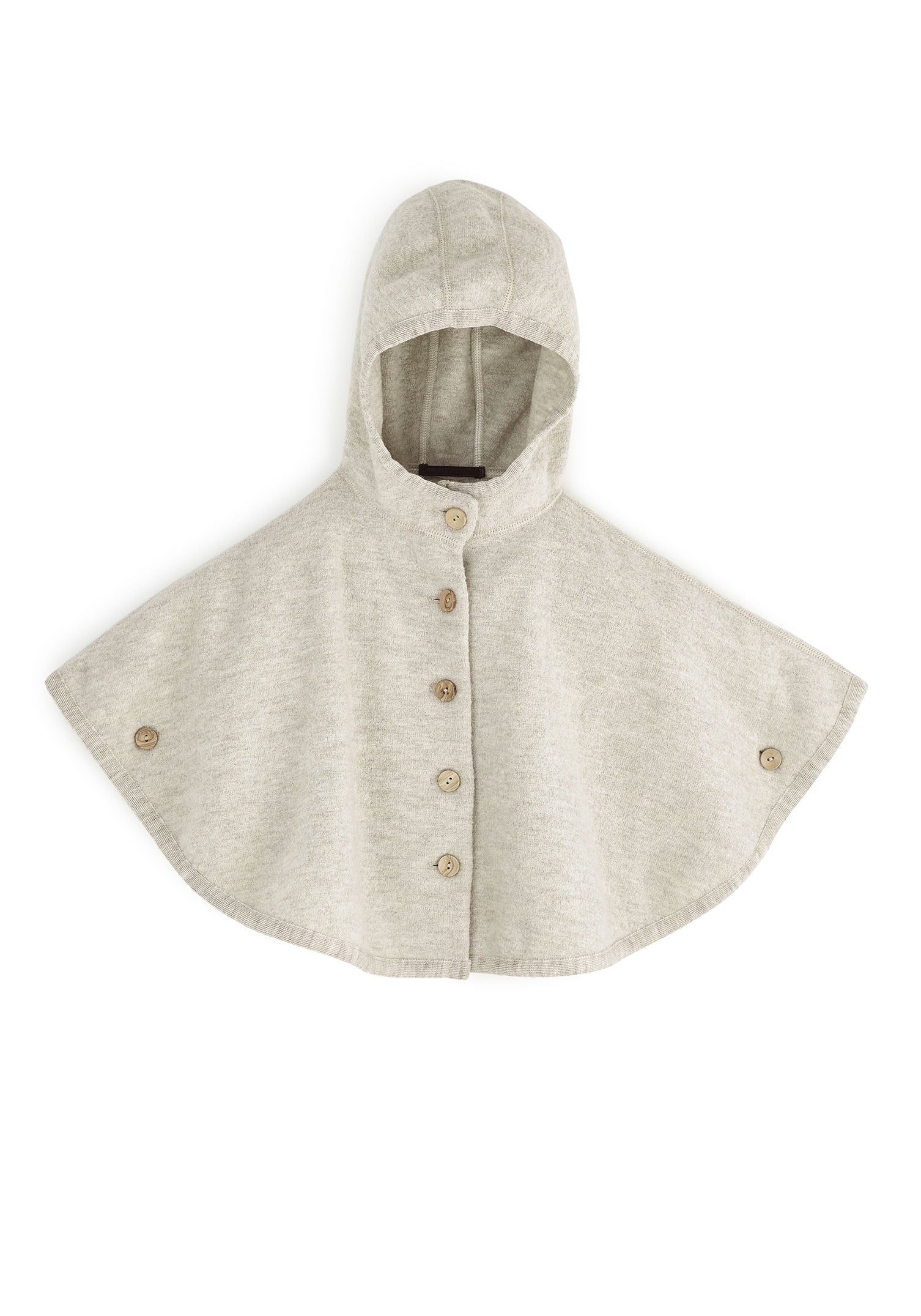 Poncho aus feinem Wollwalk | Baby & Kinder