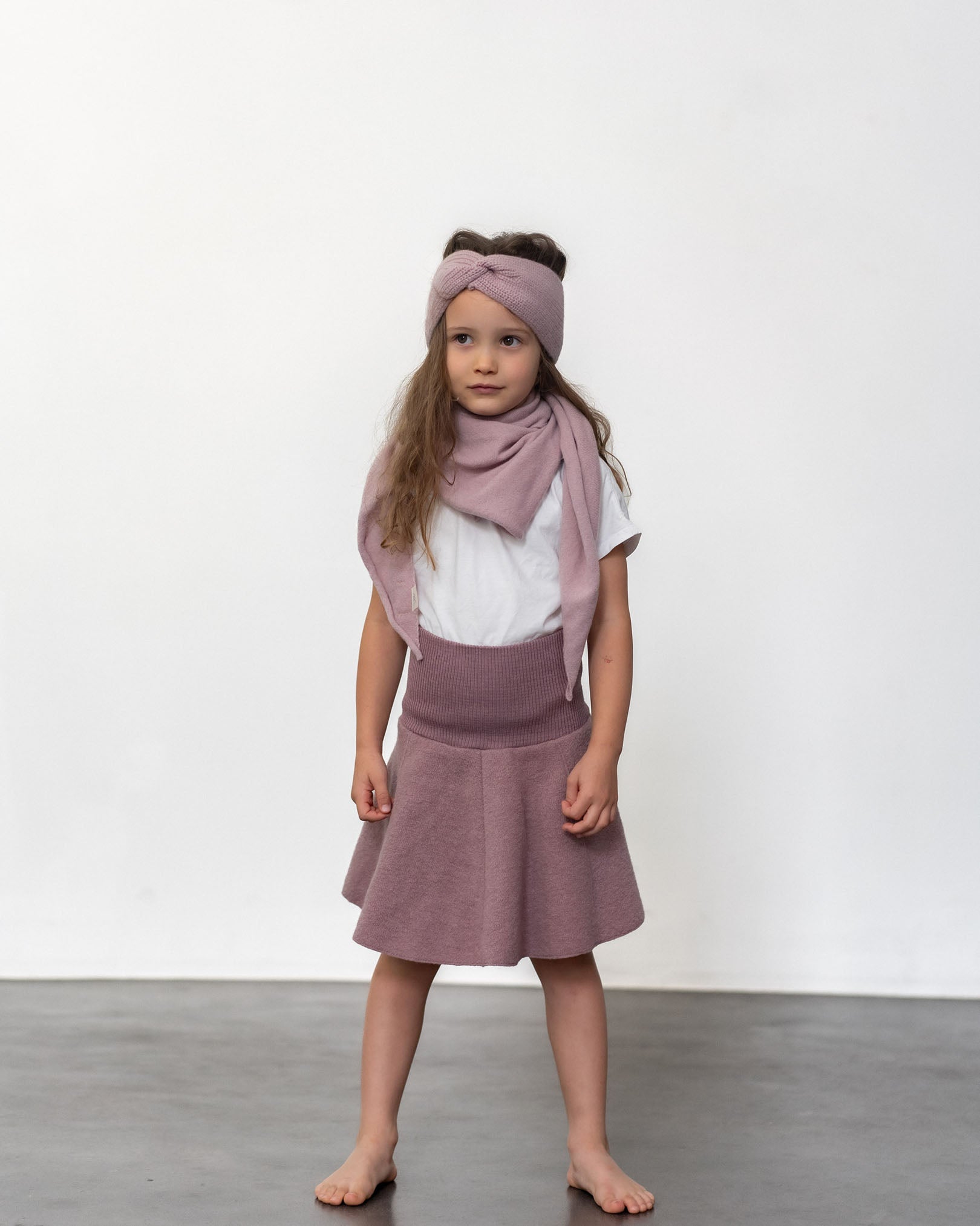 Rock aus feinem Wollwalk | Kinder