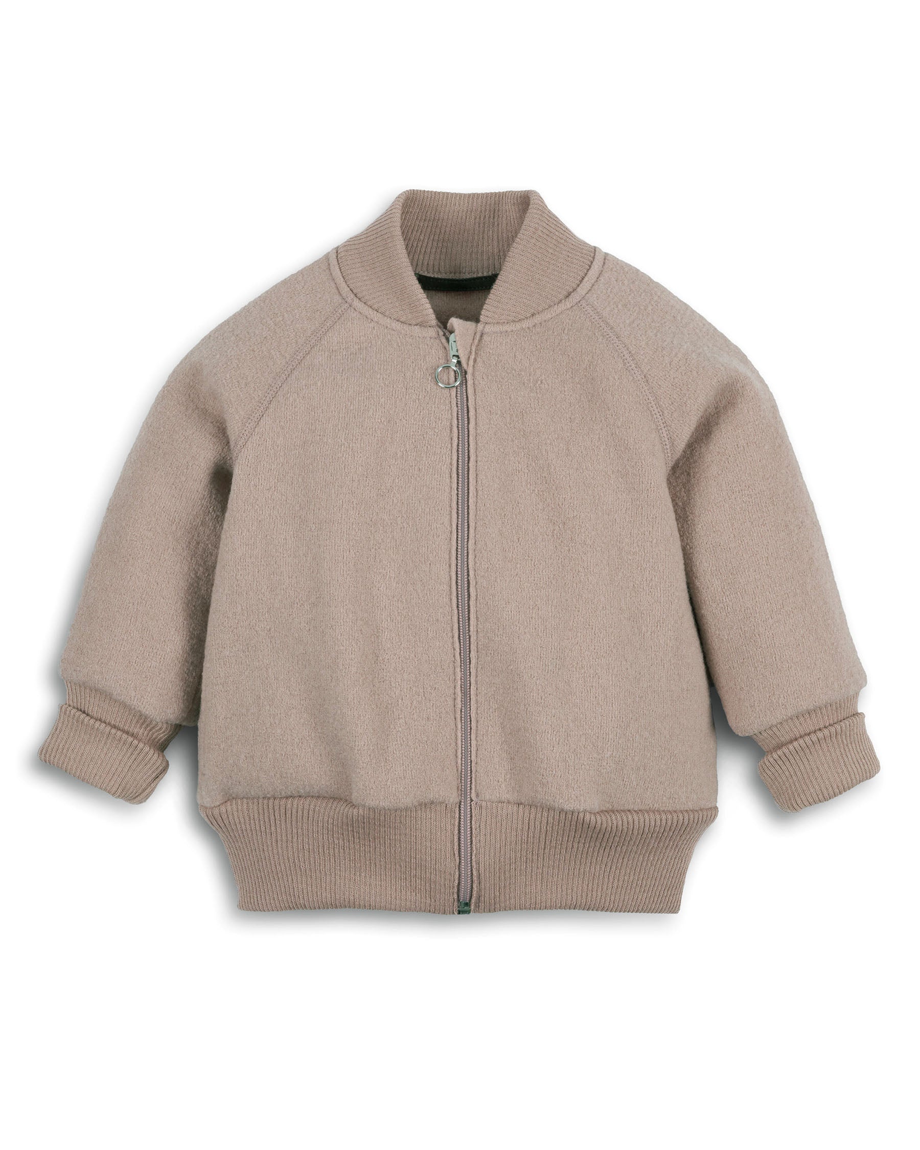Bomberjacke aus feinem Wollwalk | Kinder