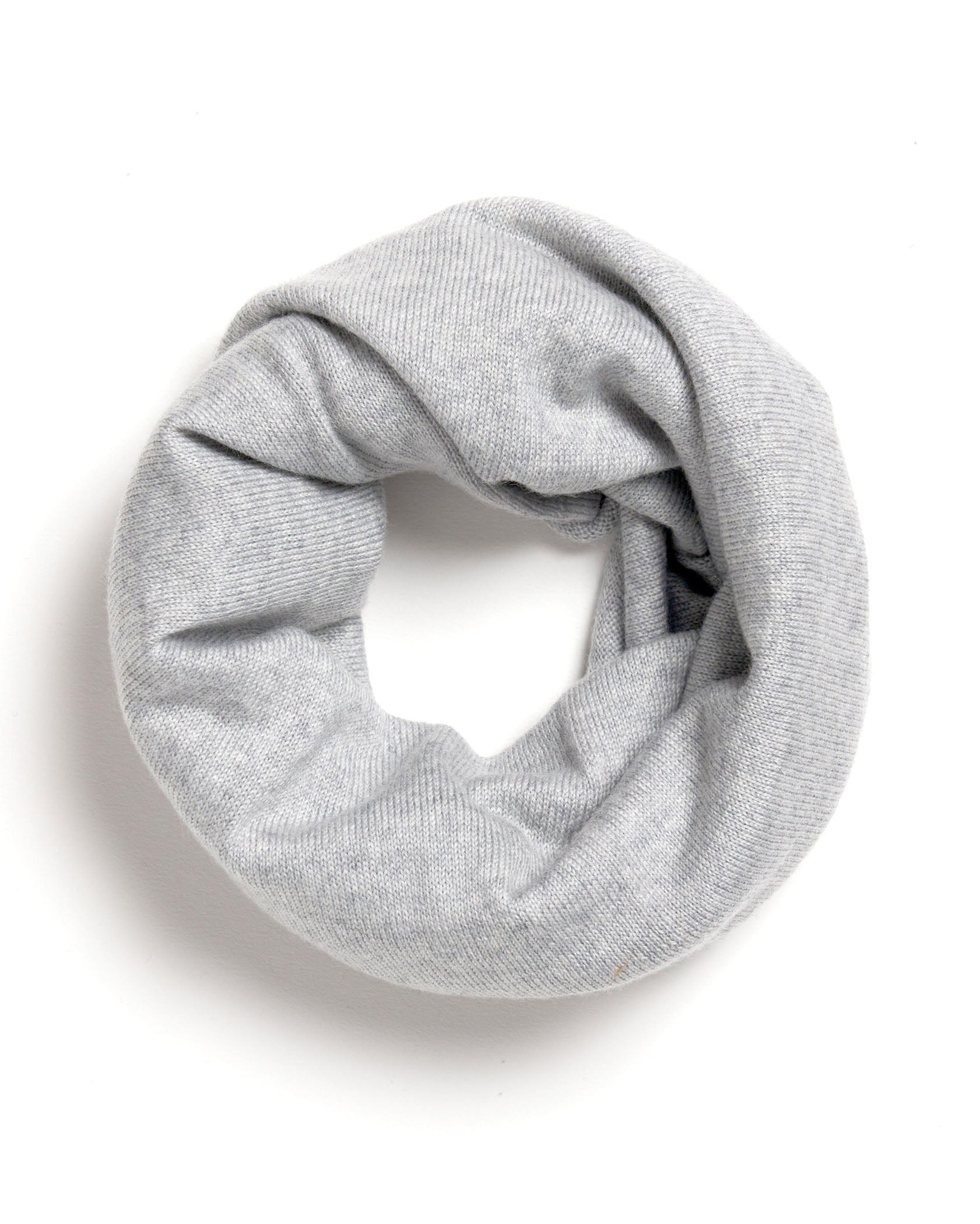 Loop Kinder Schal aus Merinowolle in Grau