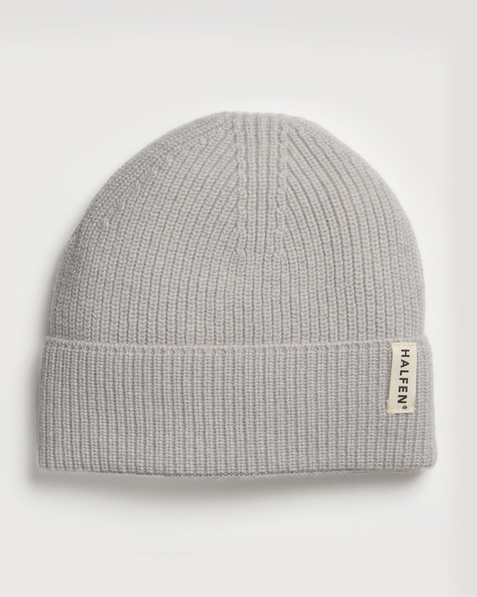 Unisex Beanie aus Cashmere in grau