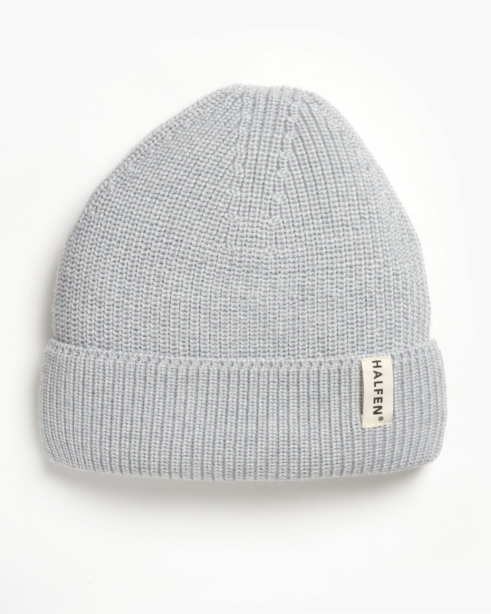 Mütze aus Merino in Grau