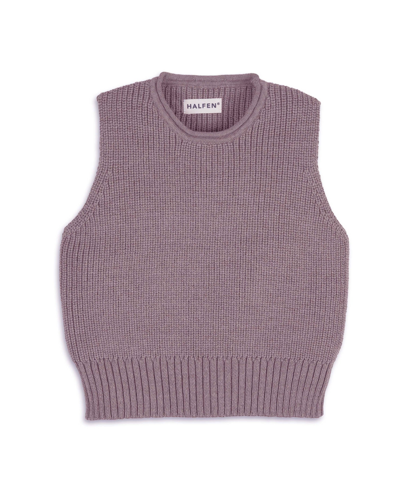 Grobstrick Pullunder aus Merino | Kinder