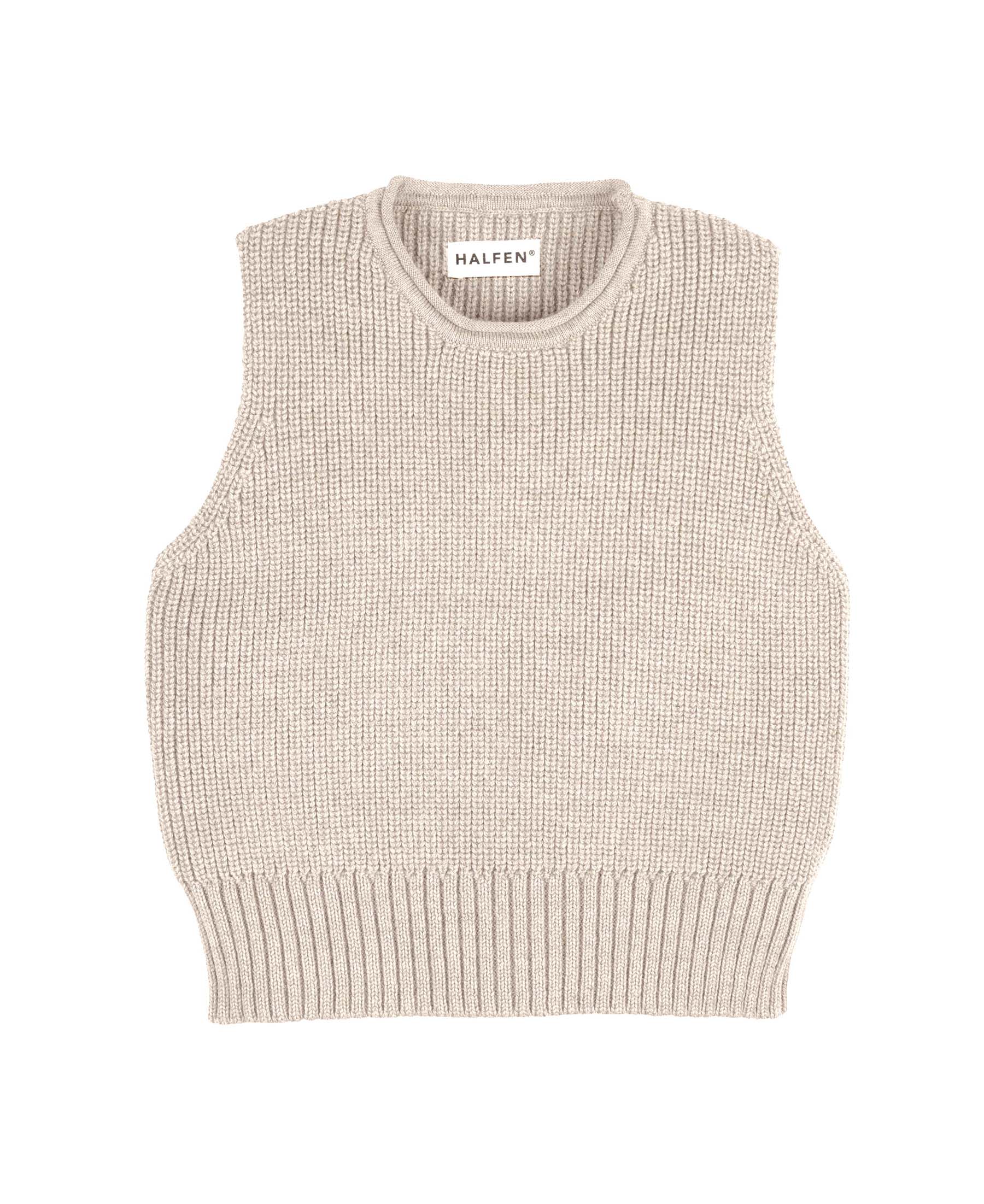 Grobstrick Pullunder aus Merino | Kinder
