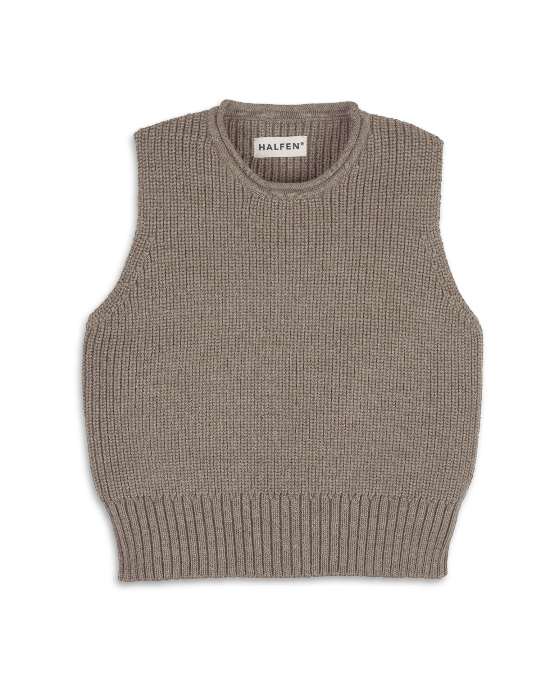 Grobstrick Pullunder aus Merino | Kinder