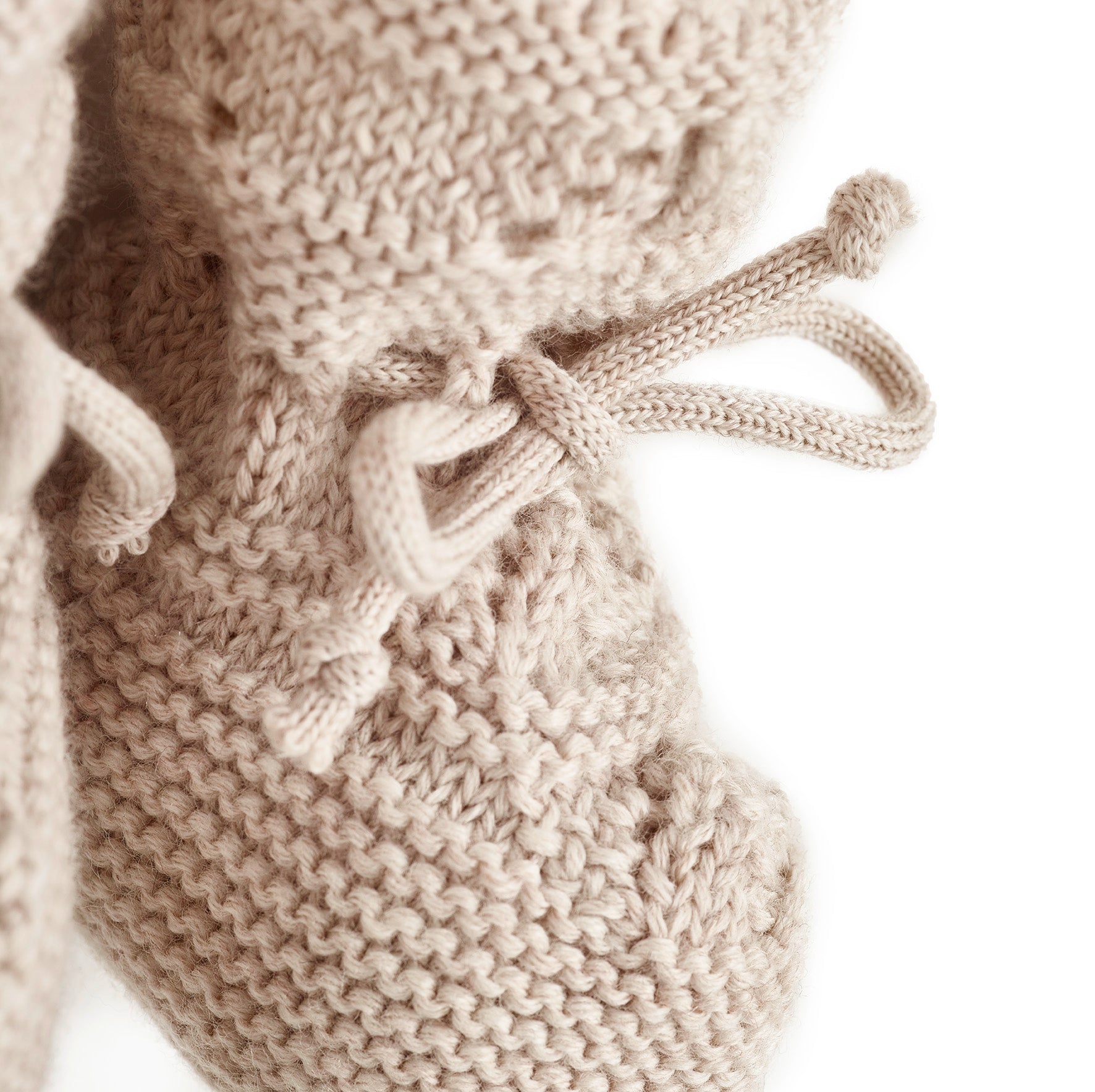 Grobstrick Schühchen aus Merino | Baby