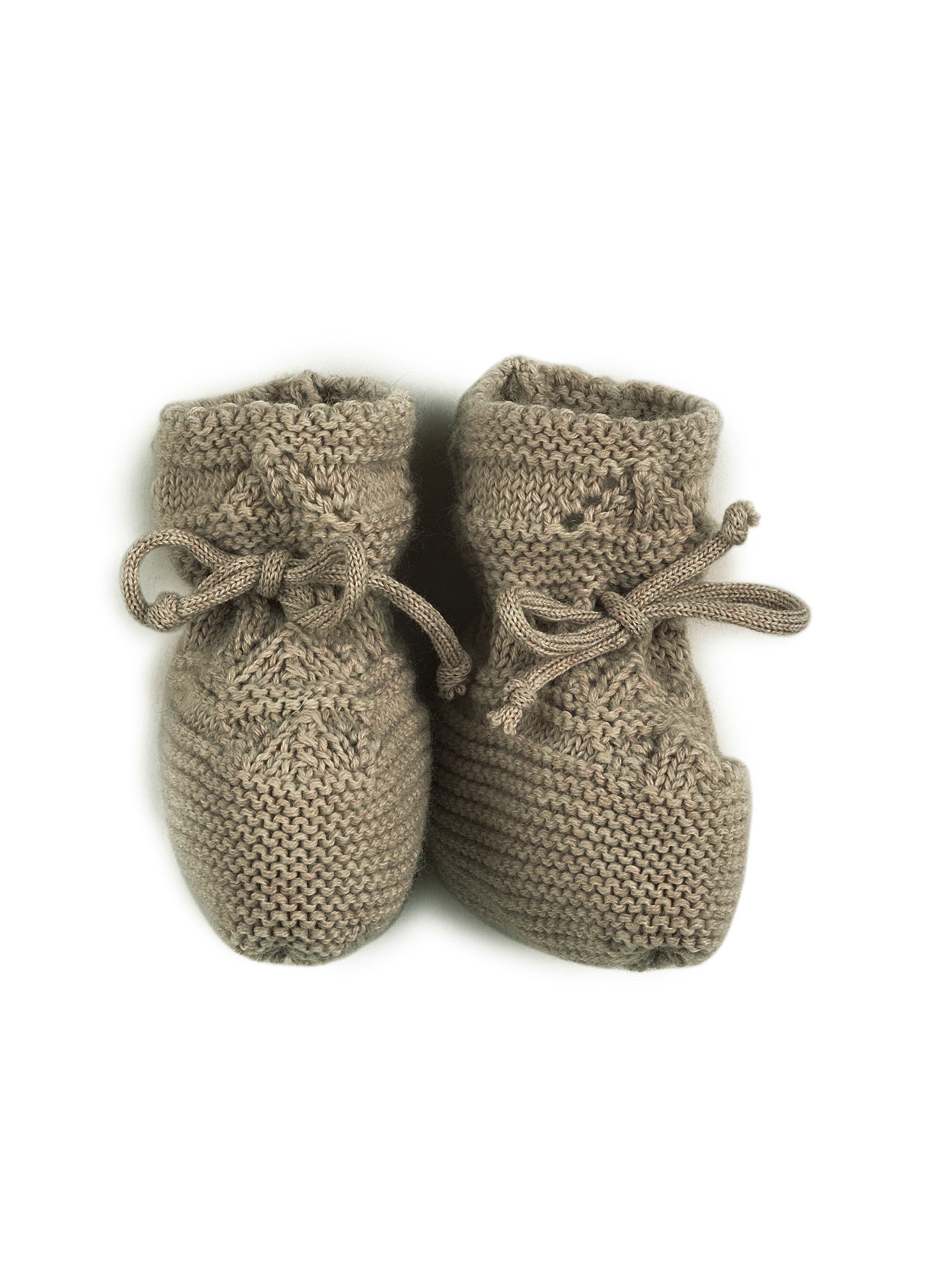 Grobstrick Schühchen aus Merino | Baby