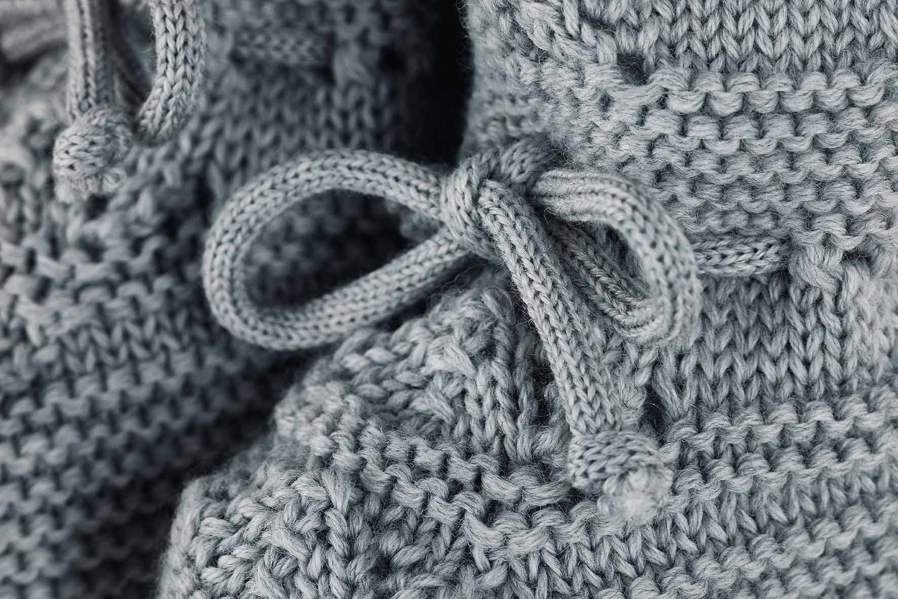 Grobstrick Schühchen aus Merino | Baby