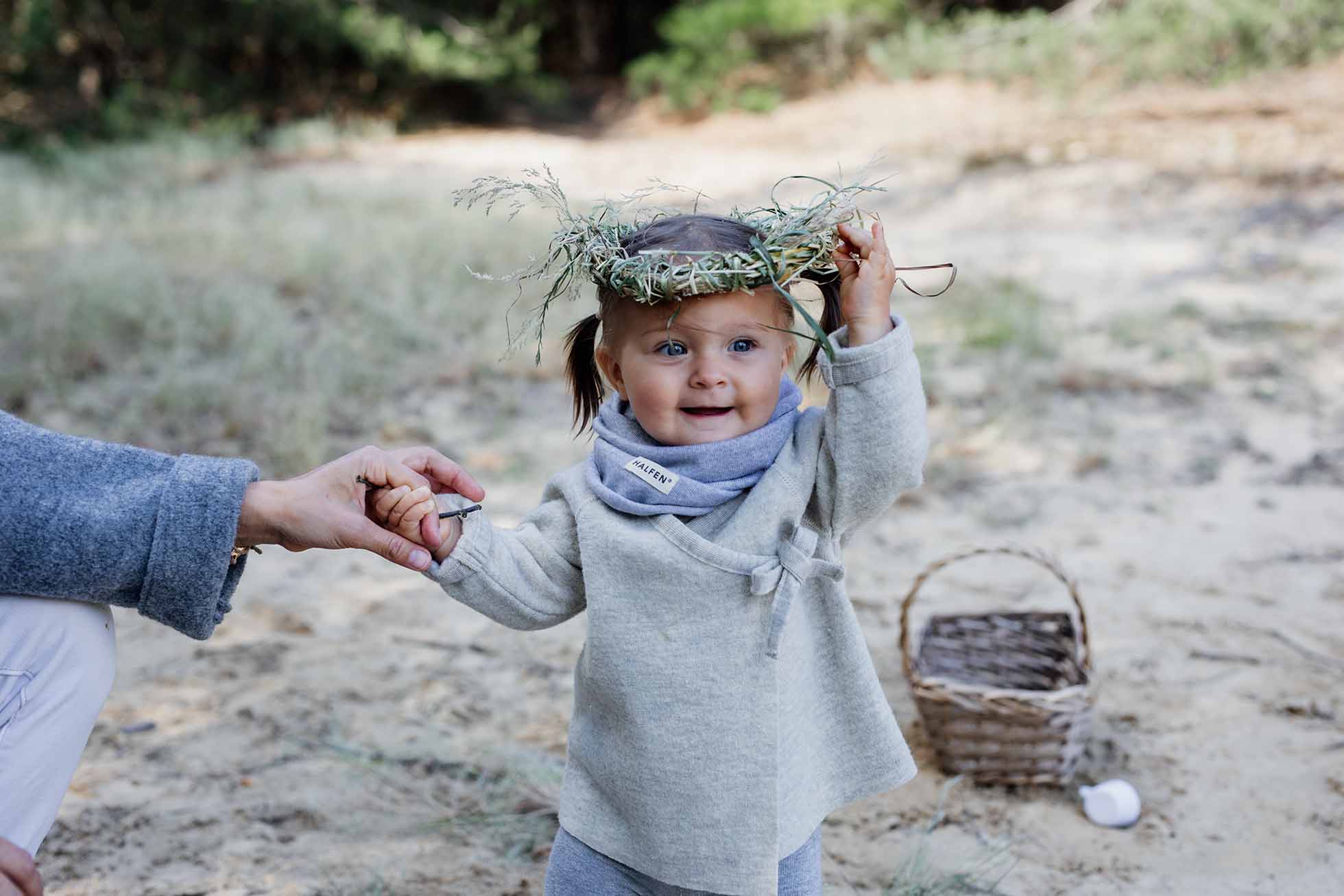 Schlüttli – Wrap jacket made from fine boiled wool | Baby