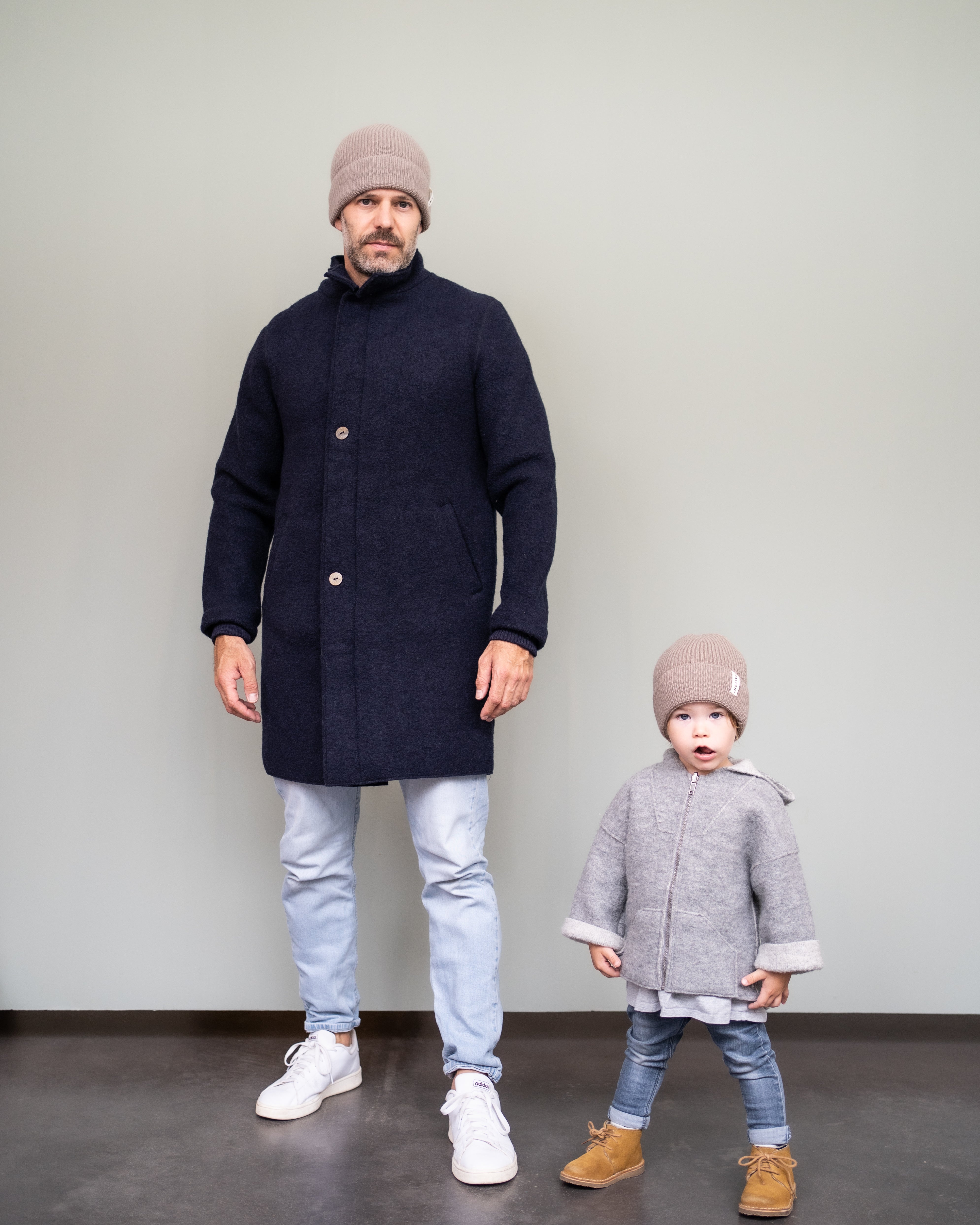 schlichter Herren Walkmantel