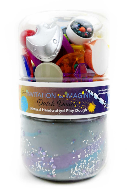 Kinderknete mit Spielzeug "Weltraum" Spielknete-Set | Kinder