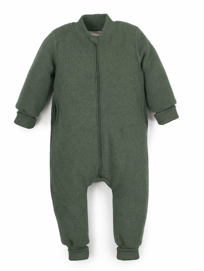 Overall ohne Kapuze aus feinem Wollwalk | Baby & Kinder