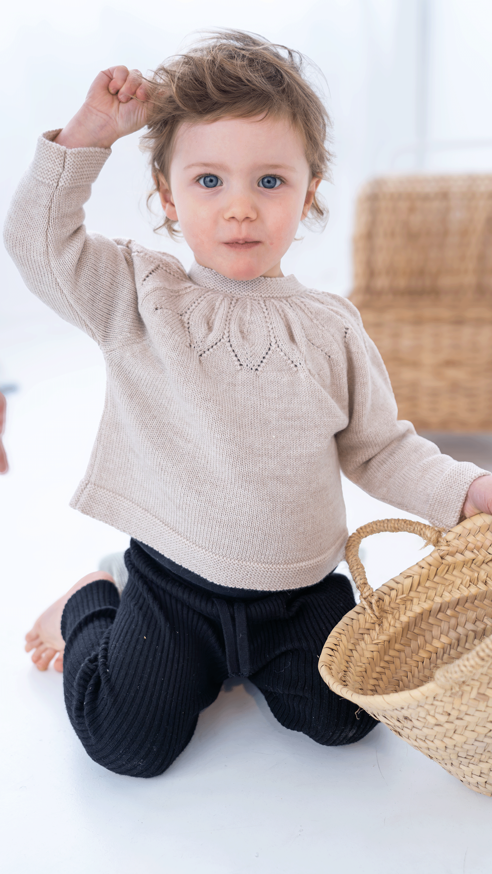 Cardigan/Sweater mit Strickmuster