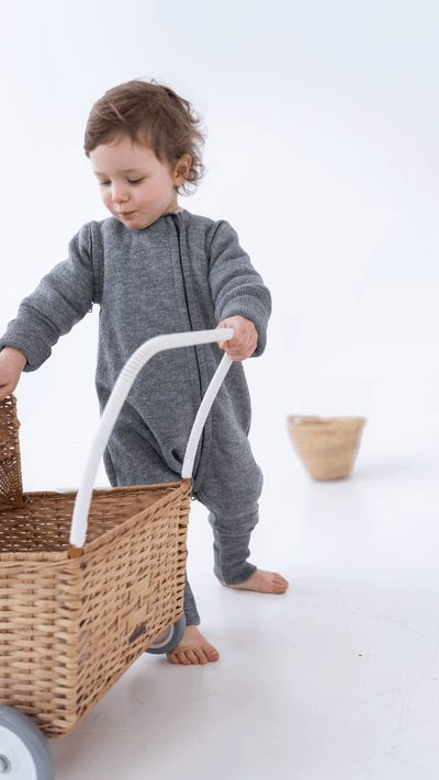 B Ware: Schlafsack aus feinem Wollwalk mit Beinen | Baby & Kinder (Sale)