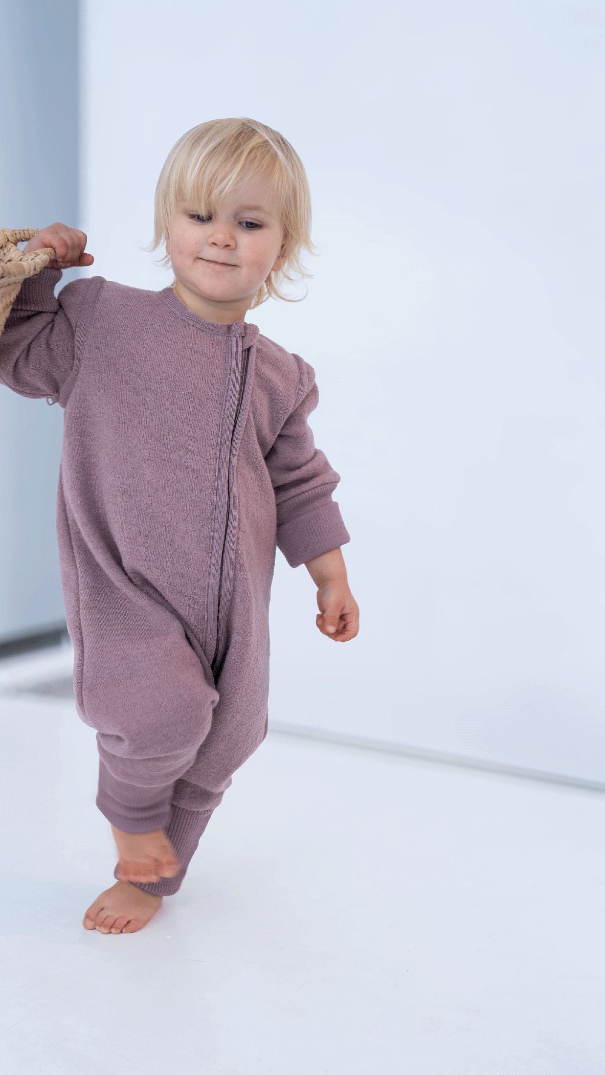 Schlafsack mit Beinen aus feinem Wollwalk | Baby & Kinder