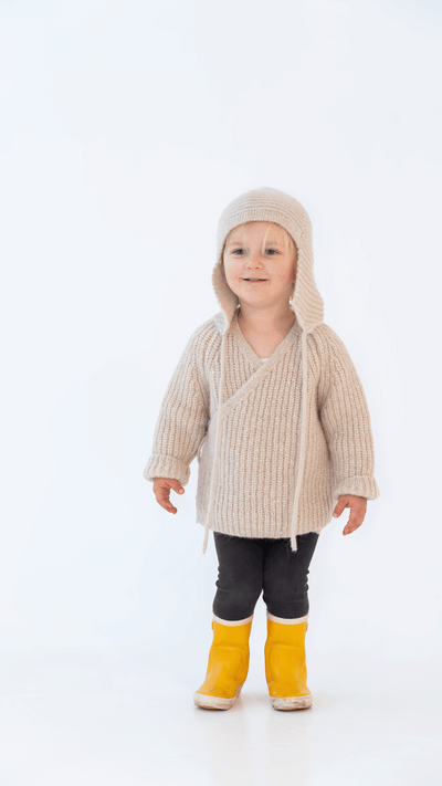 Baby Alpaca Wool Wrap Cardigan