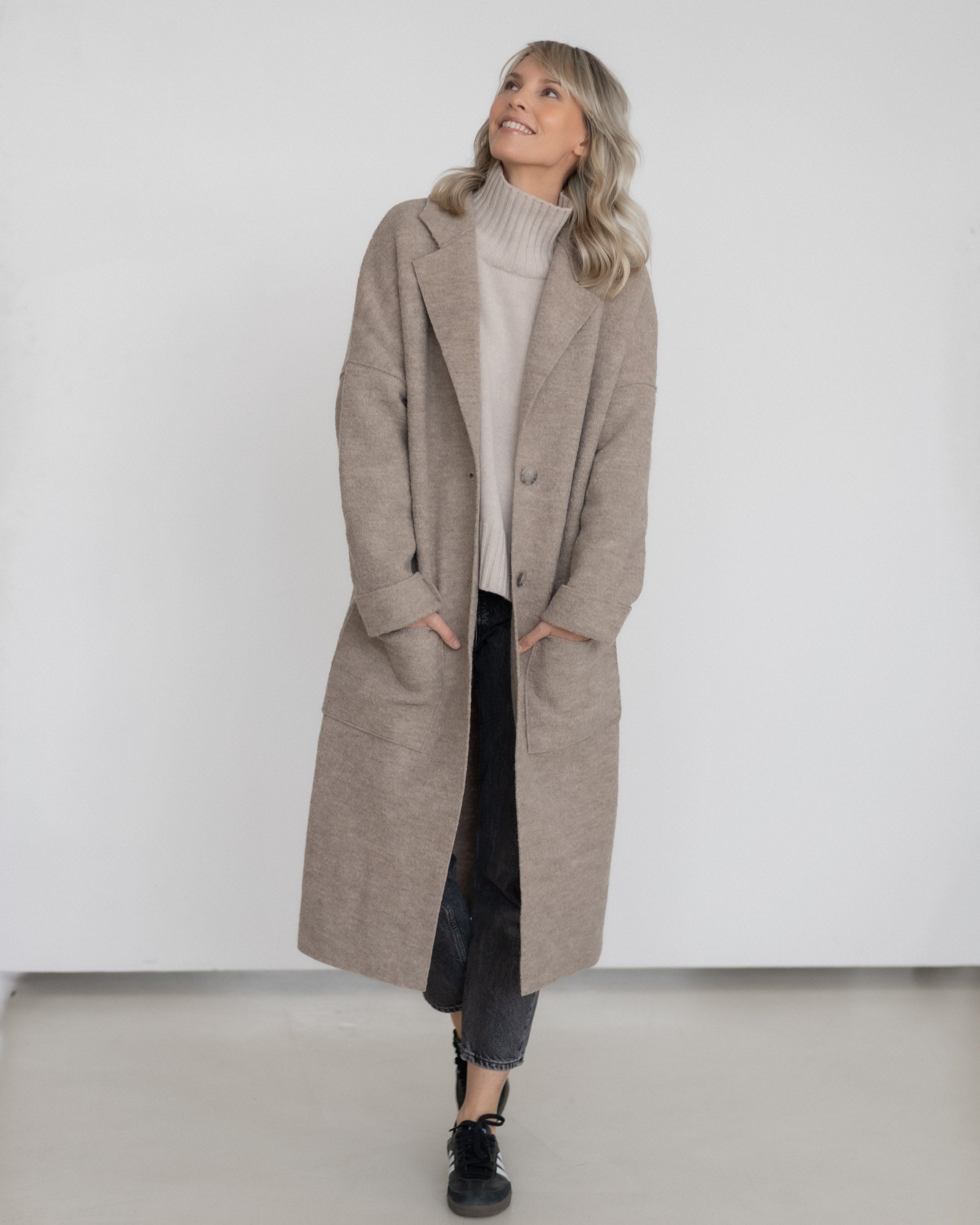 langer Walk-Mantel