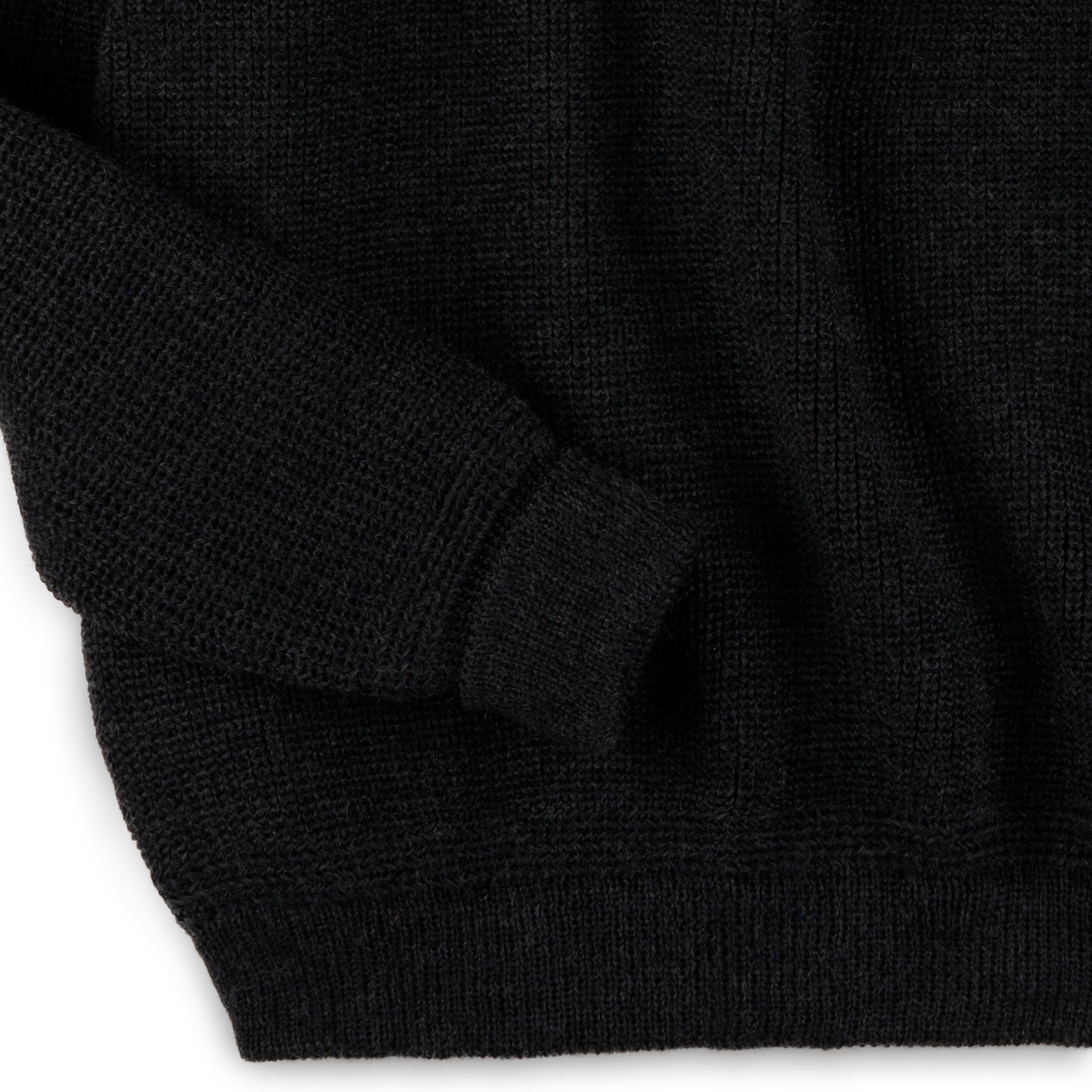 Unisex Struktur-Strick-Troyer aus Merinowolle