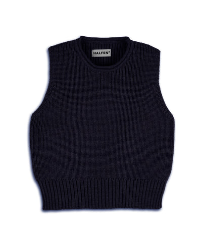 Grobstrick Pullunder aus Merino | Baby & Kinder (Sale)