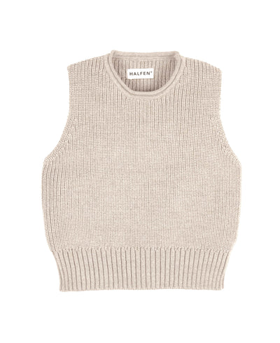 Grobstrick Pullunder aus Merino | Baby & Kinder (Sale)
