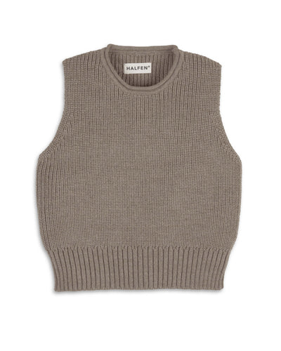 Grobstrick Pullunder aus Merino | Baby & Kinder (Sale)