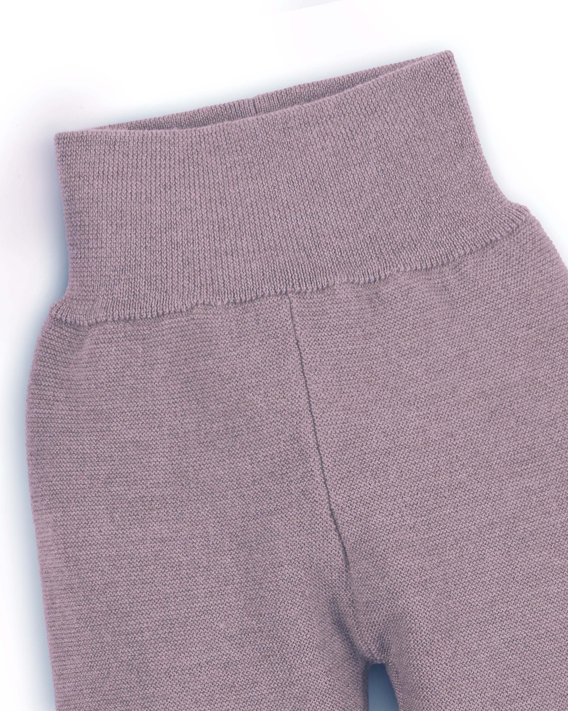Feinstrick Hose mit hohem Bündchen