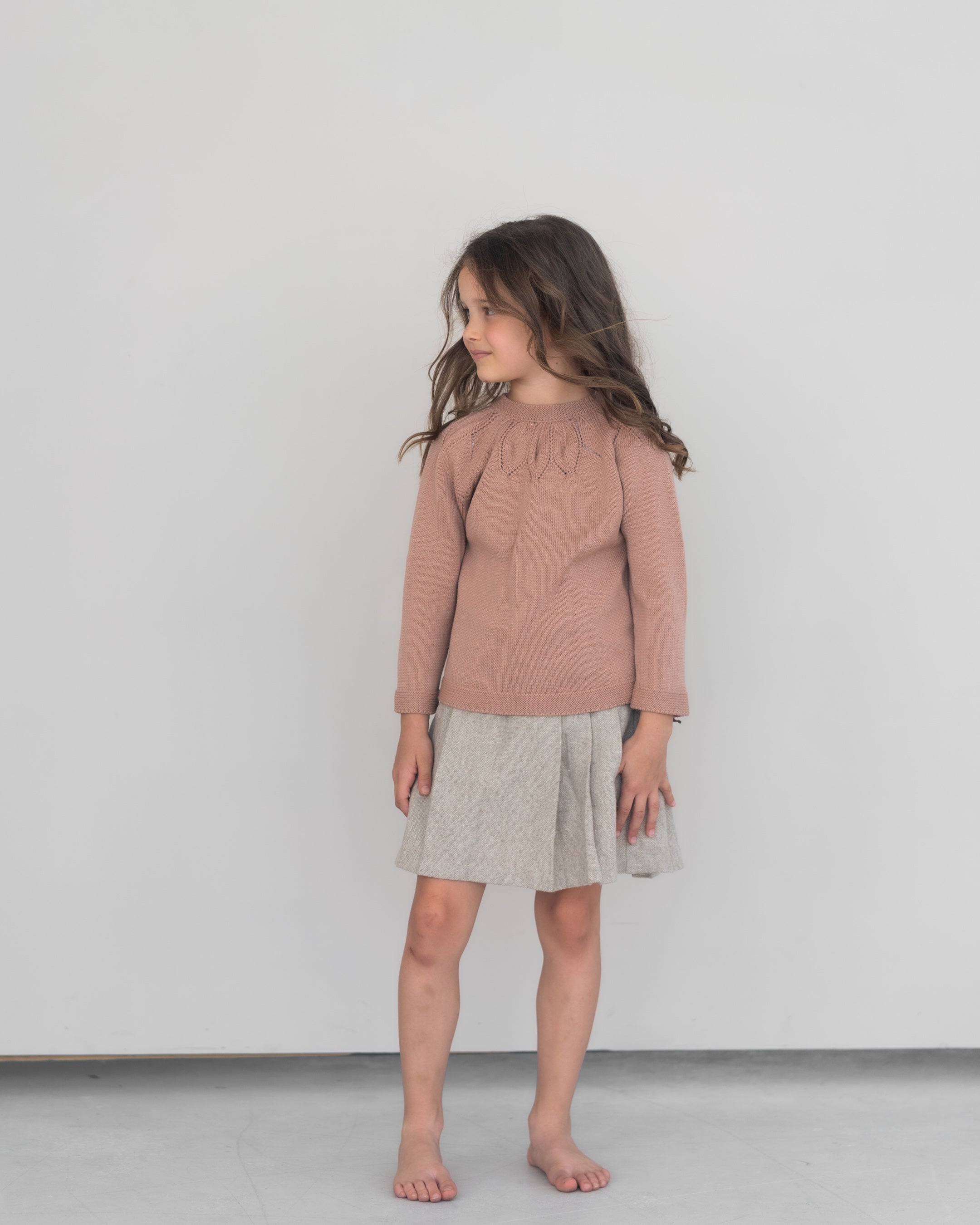 Cardigan/Sweater mit Strickmuster