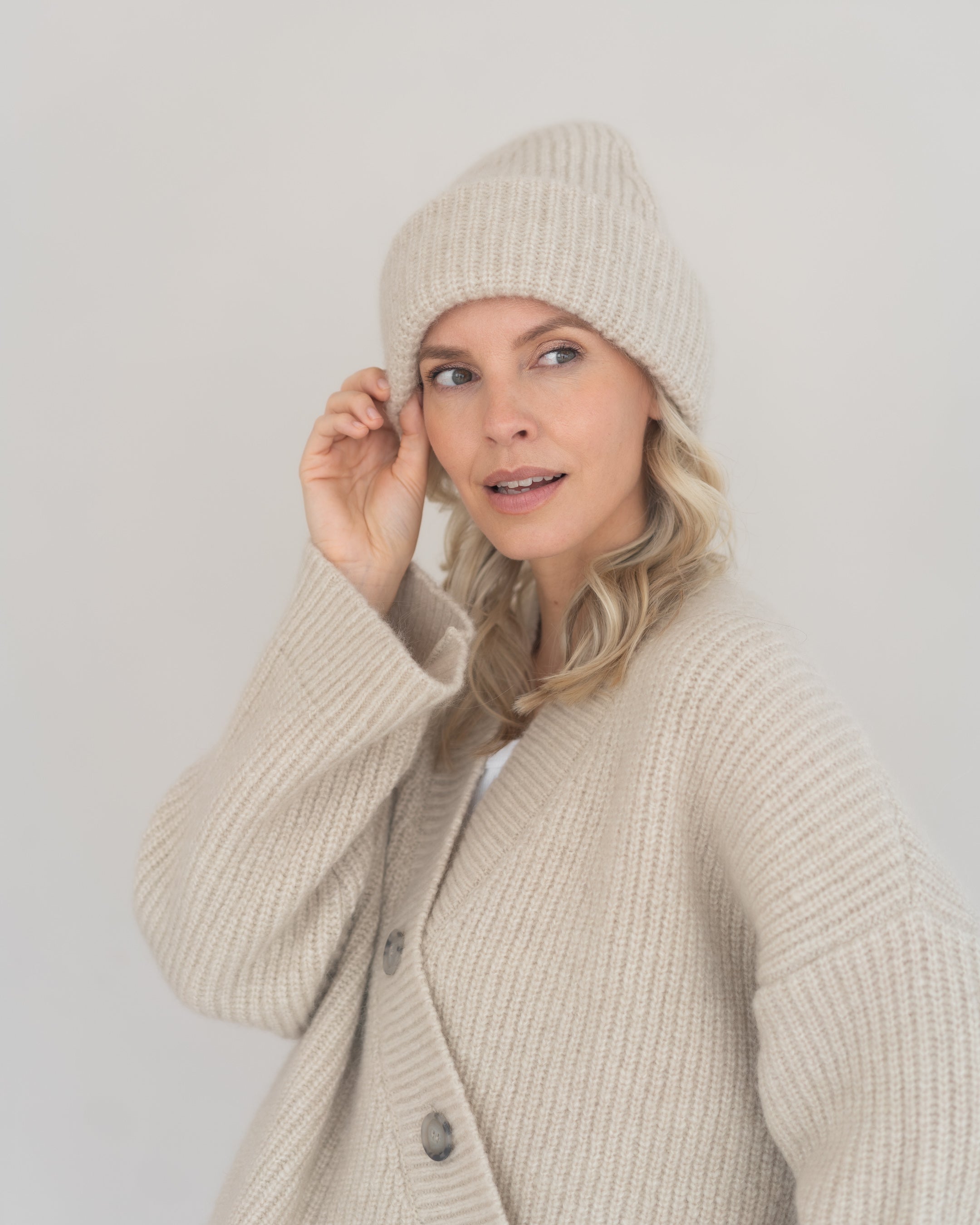 Beanie aus Alpaka