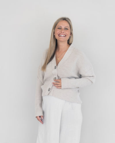 Grobstrick Cardigan aus Merino | Damen