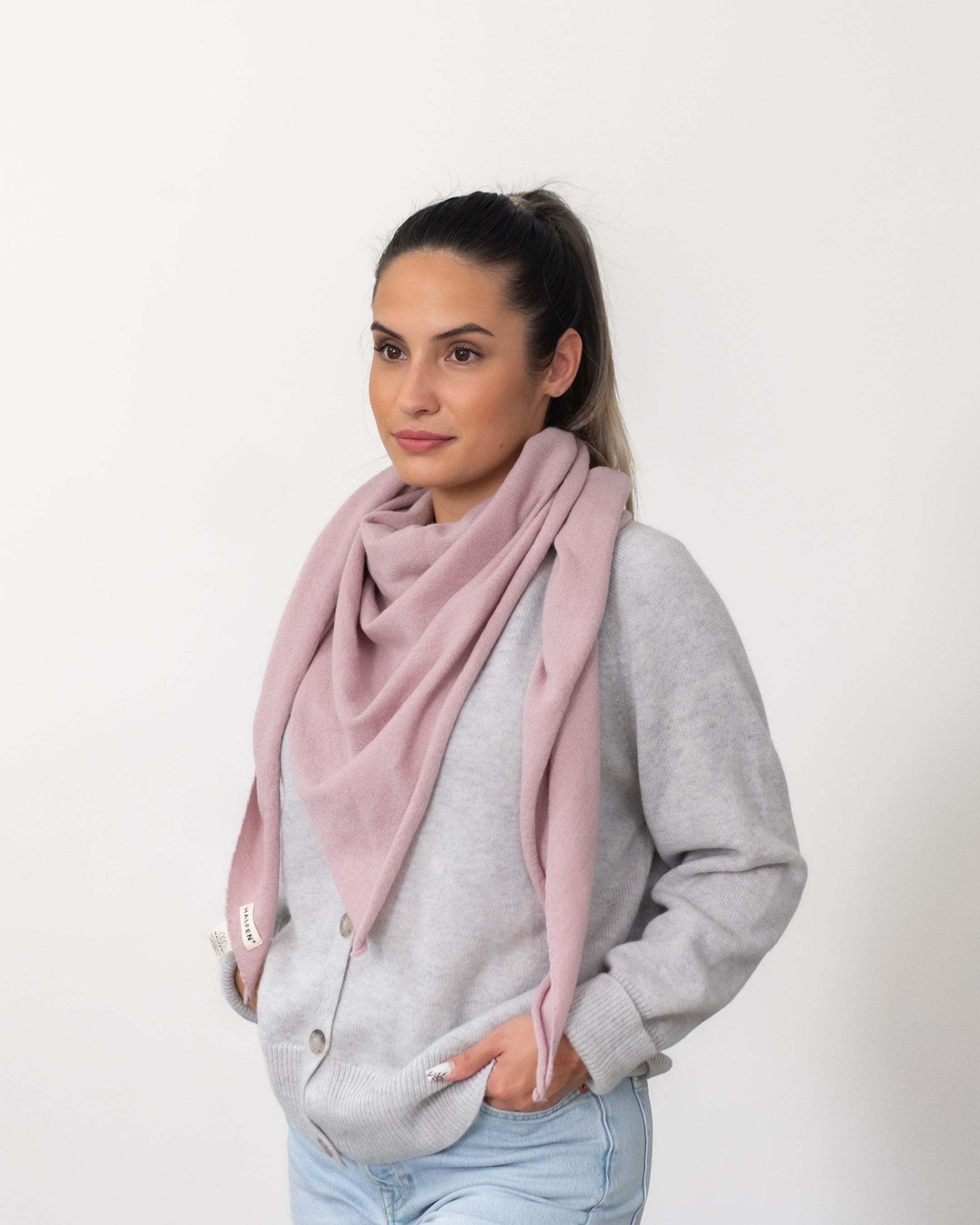 Erwachsenen Dreieckschal Cashmere