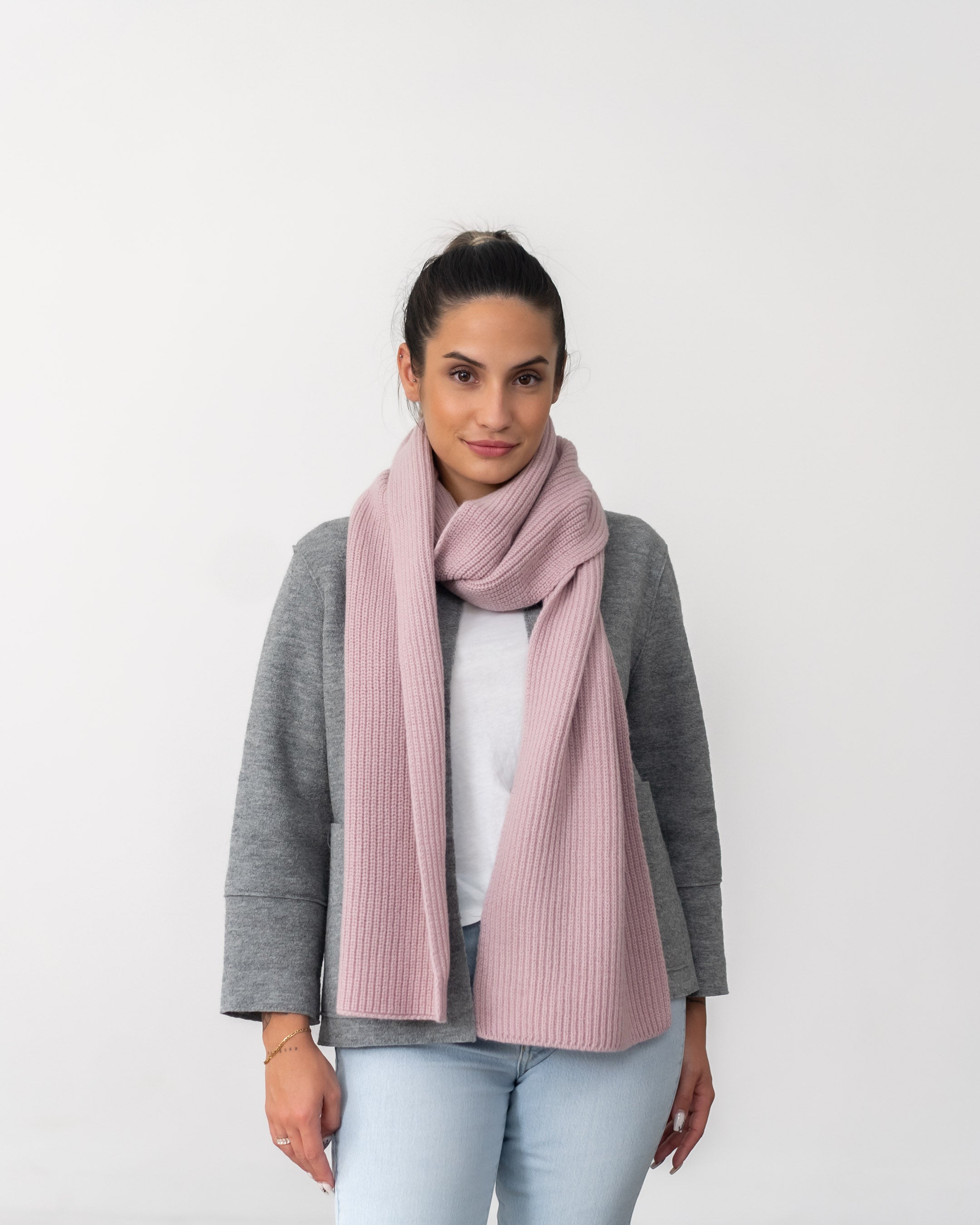 Cashmere Struktur Strickschal