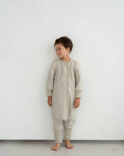Schlafsack mit Beinen aus feinem Wollwalk | Baby & Kinder