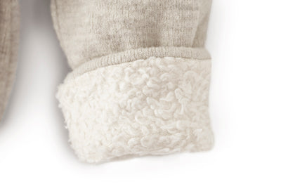Wickeloverall aus Wollwalk mit Teddyfutter | Baby