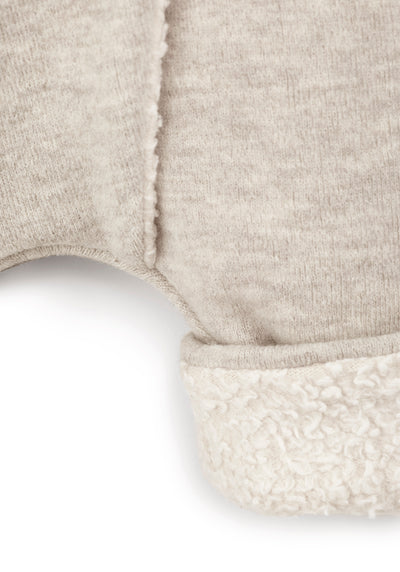 Wickeloverall aus Wollwalk mit Teddyfutter | Baby