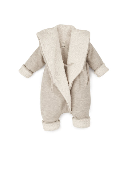 Wickeloverall aus Wollwalk mit Teddyfutter | Baby