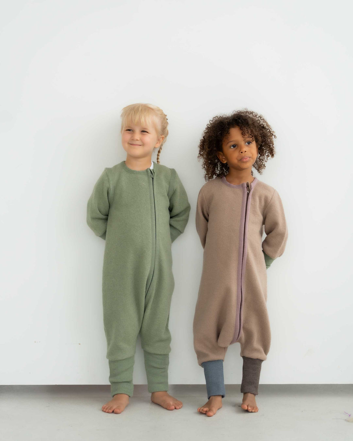 Schlafsack mit Beinen aus feinem Wollwalk | Baby & Kinder