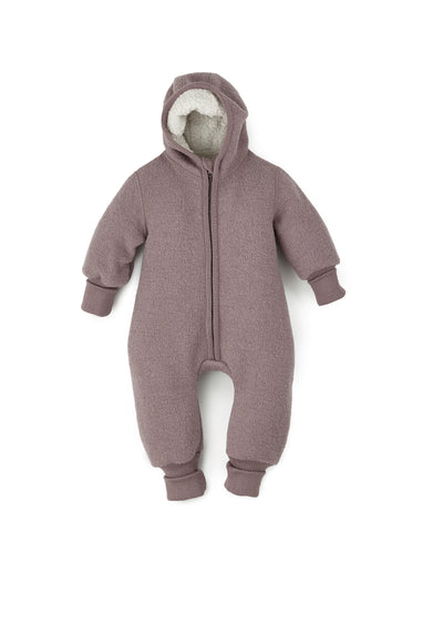 B Ware: Overall aus Wollwalk mit Teddy-Kapuze und Bündchen | Baby & Kinder (Sale)