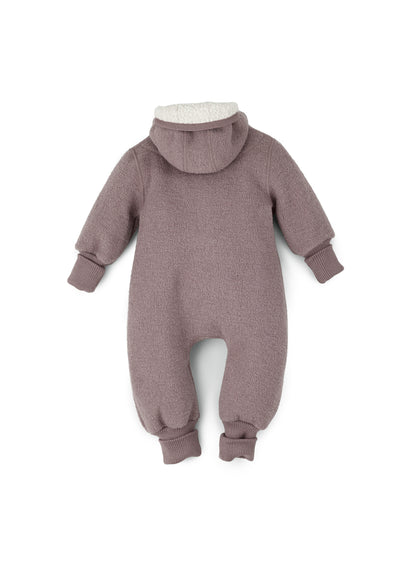B Ware: Overall aus Wollwalk mit Teddy-Kapuze und Bündchen | Baby & Kinder (Sale)