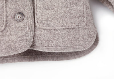 Oversized Jacke aus Wollwalk | Kinder