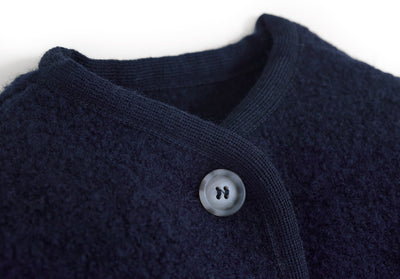 Oversized Jacke aus Wollwalk | Kinder