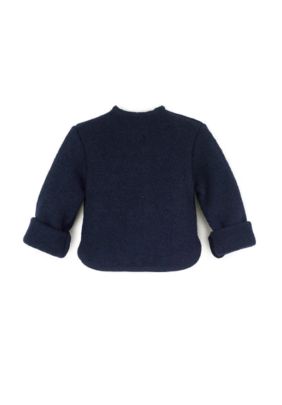 Oversized Jacke aus Wollwalk | Kinder