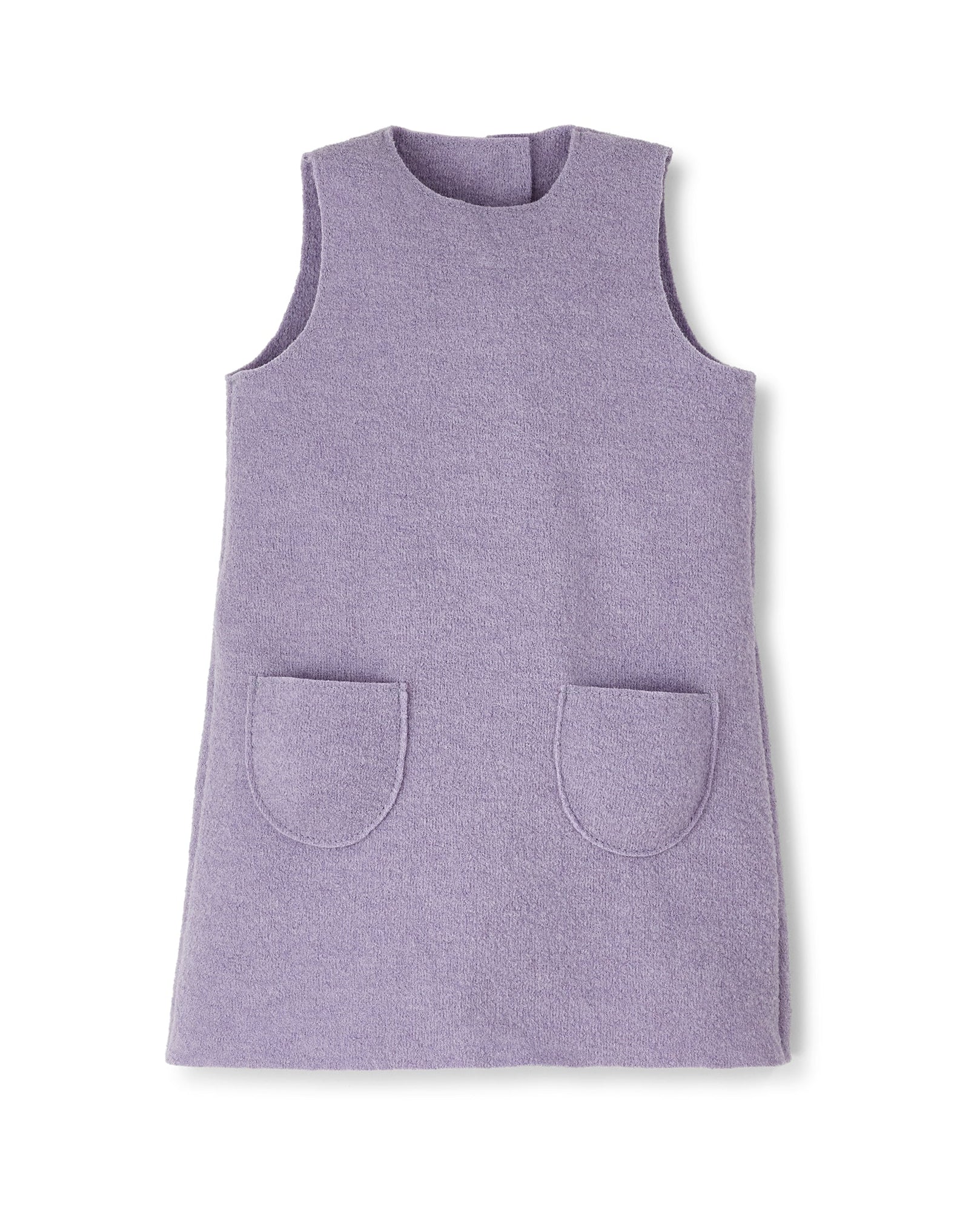 Kleid aus feinem Wollwalk | Kinder