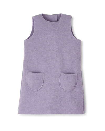 Kleid aus feinem Wollwalk | Kinder