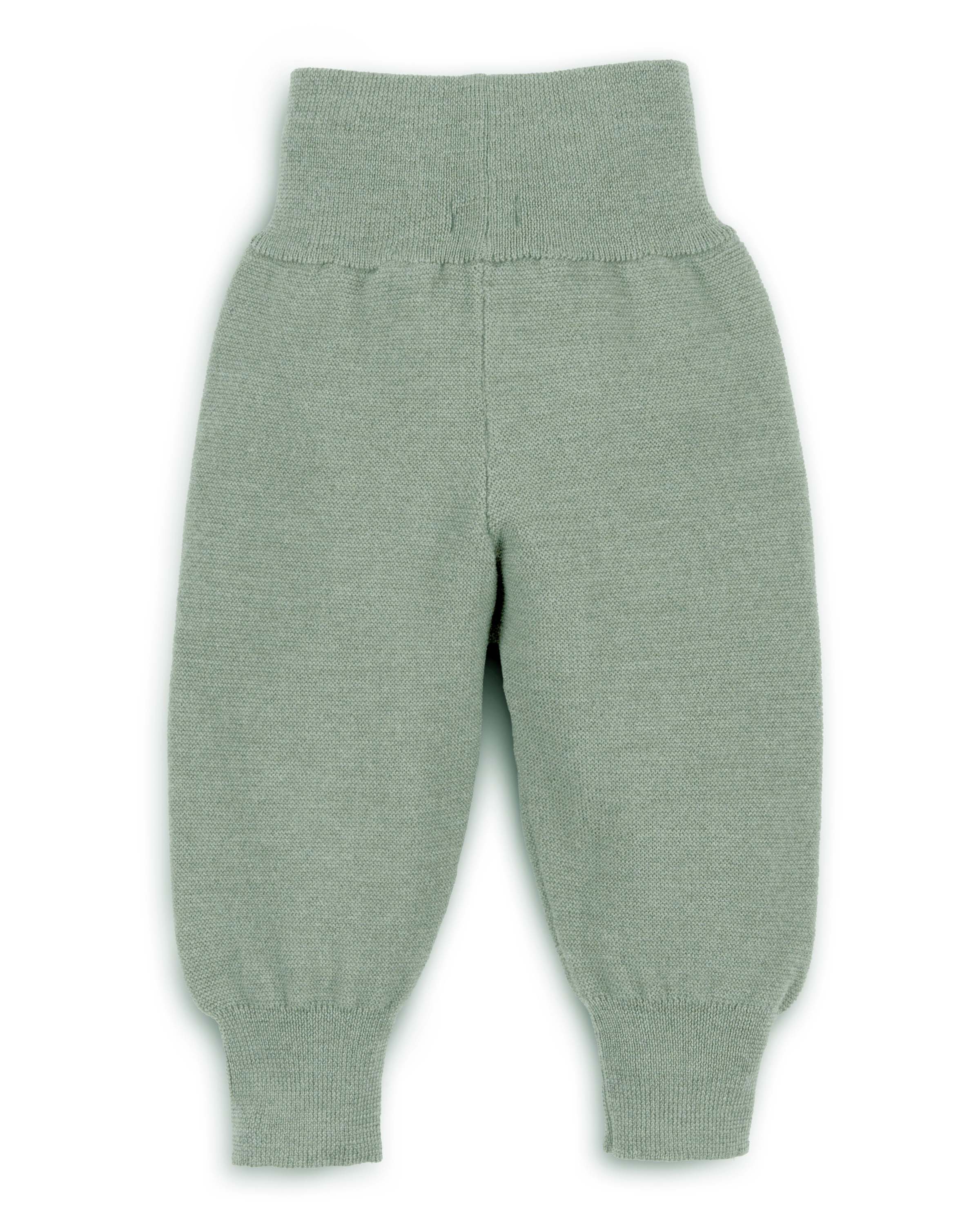 Feinstrick Bündchenhose aus Merino | Baby