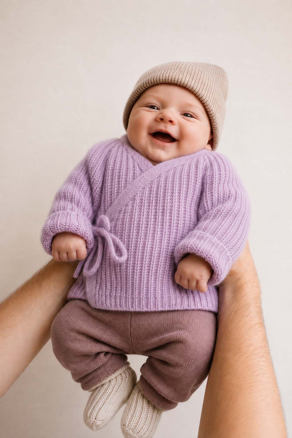 Schlüttli – Wickeljacke aus Alpaka | Baby