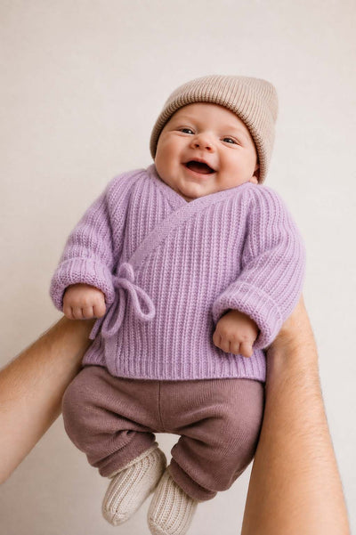 Schlüttli – Wickeljacke aus Alpaka | Baby
